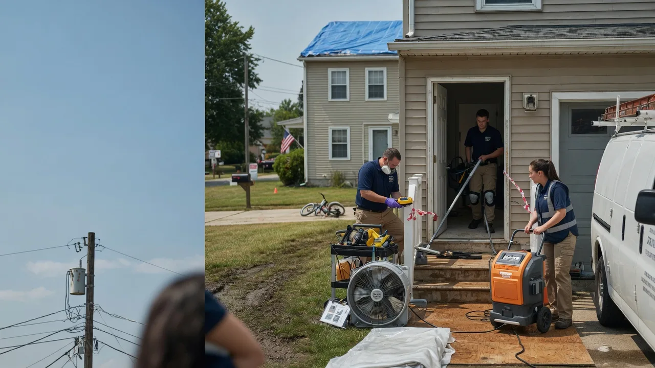 Water Damage Repair in Tipton, PA near me